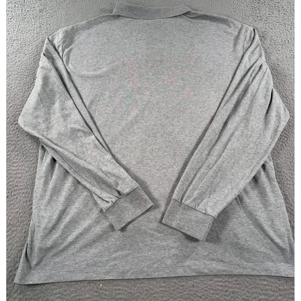 Polo Ralph Lauren Polo Shirt Men's 2XL Long Sleeve Pima Soft‎ Touch Flesh Pony